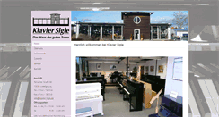 Desktop Screenshot of klavier-sigle.de