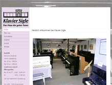 Tablet Screenshot of klavier-sigle.de